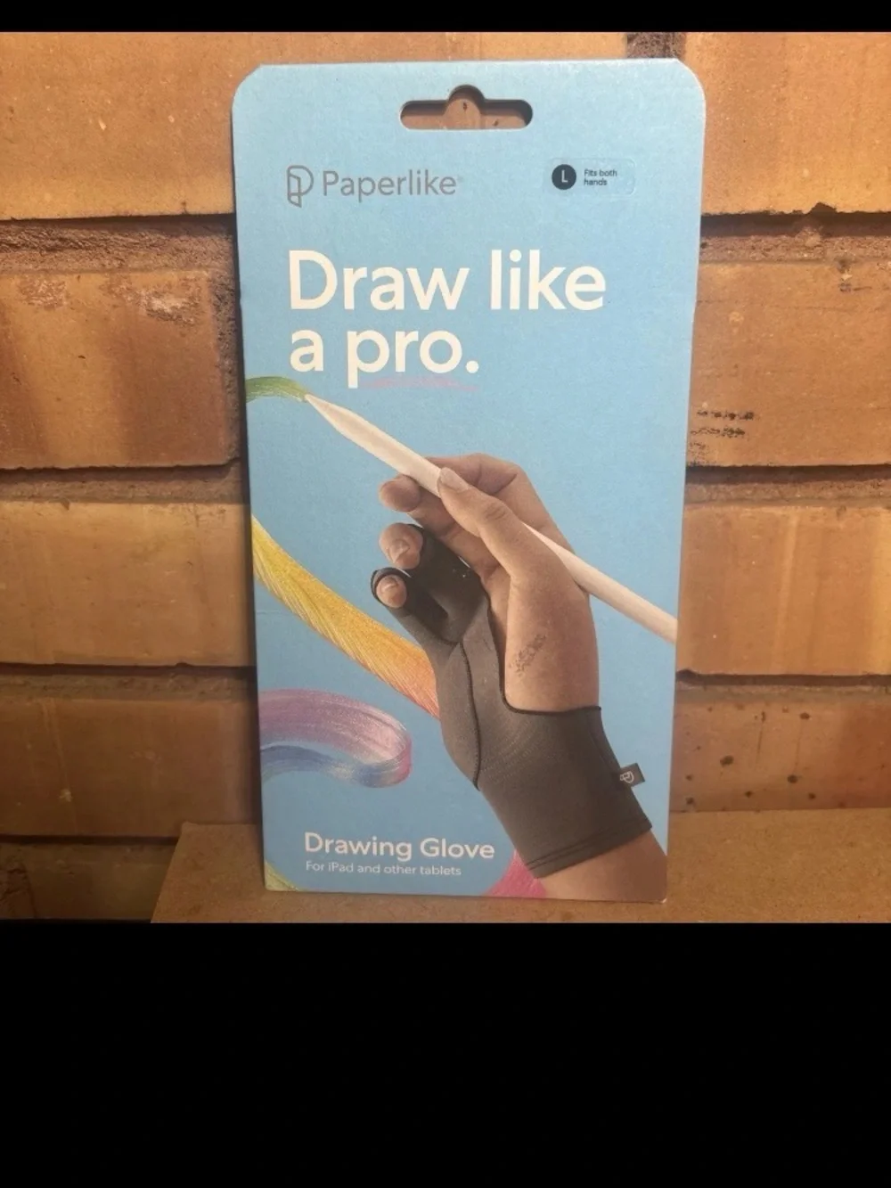 Paperlike drawing glove